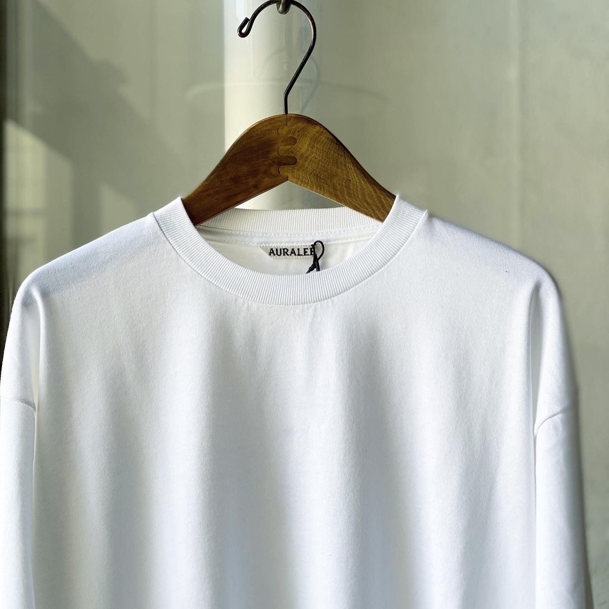 AURALEE LUSTER PLAITING L/S T | Less Higashi