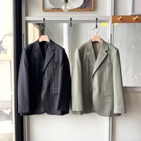 AURALEE　BLUEFACED WOOL JACKET