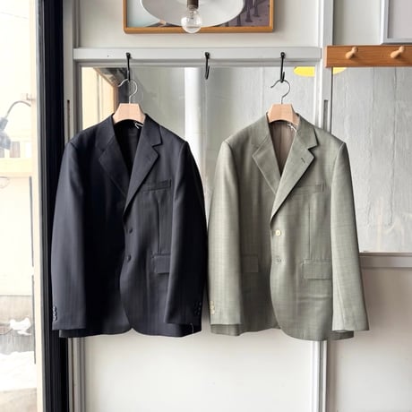 AURALEE　BLUEFACED WOOL JACKET