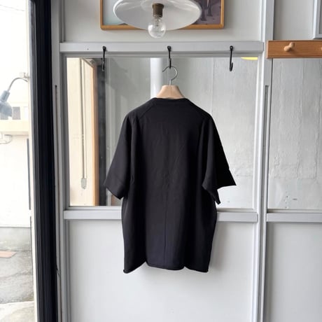 COMOLI　LWコットン裏毛 半袖クルー