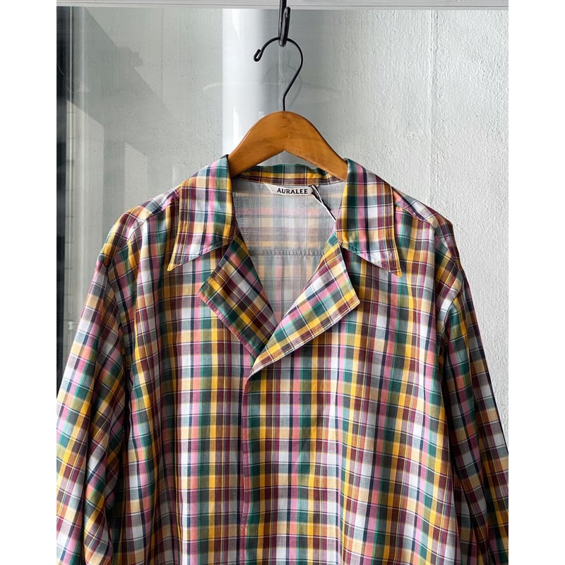 AURALEE GIZA LIGHT WEIGHT DOUBLE-CLOTH P/O SHI AURALEE GIZA LIGHT WEIGHT DOUBLE-CLOTH P/O SHI