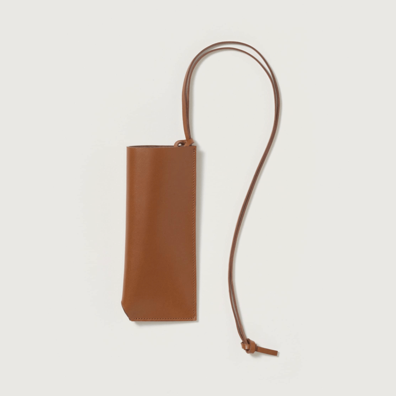 AURALEE LEATHER SUNGLASSES CASE | Less Higashi