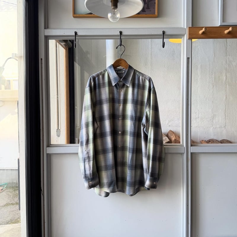 定価以下新品AURALEESUPERLIGHT WOOLCHECKSHIRT 5 定価以下新品AURALEESUPERLIGHT WOOLCHECKSHIRT 5