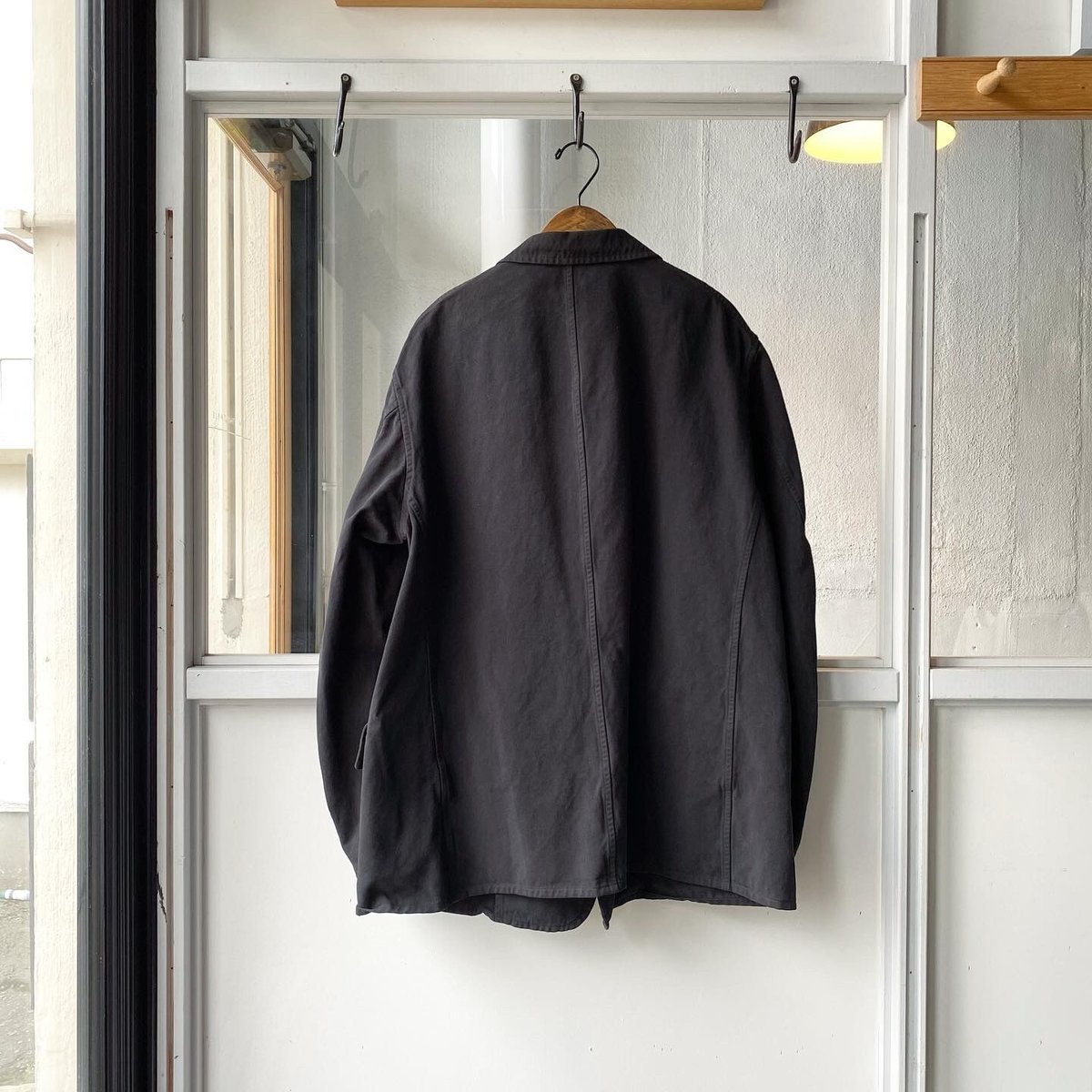 COMOLI 24AW製品染ジャケット サイズ1 ブラック COMOLI (コモリ) 製品染 ジャケット