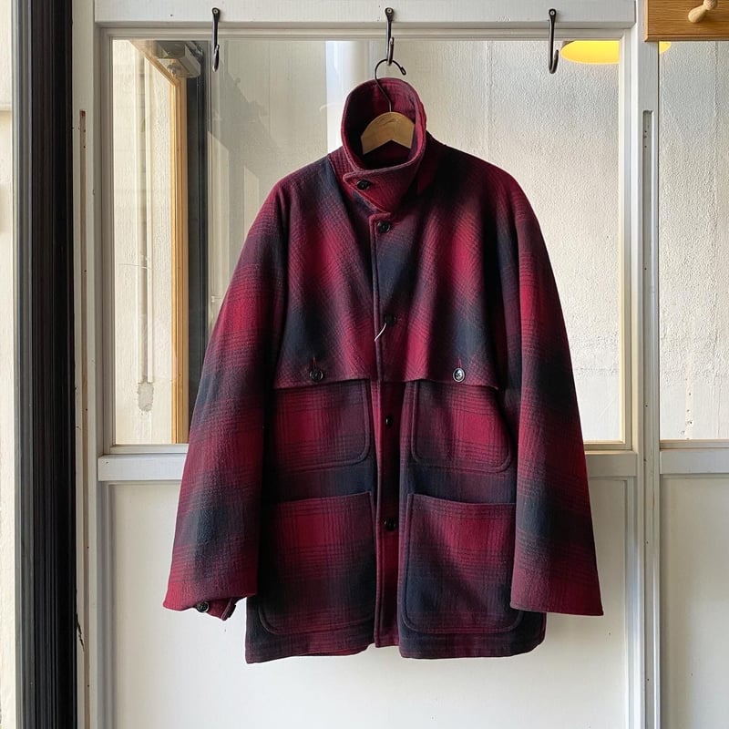 COMOLI ナッピングウール チェック マッキノウクルーザー | Less