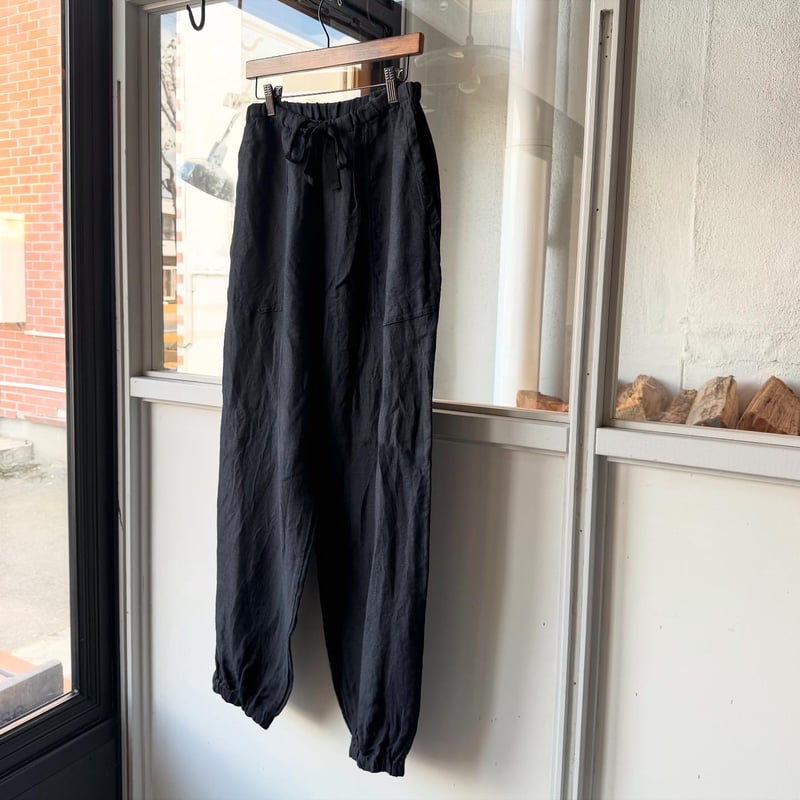 カジュアルドローストリングパンツ ドローストリングパンツ(38サイズ グリーン系): レディース