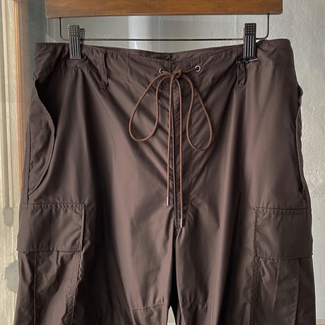 AURALEE   HIGH COUNT LIGHT NYLON FATIGUE PANTS  A21SP02NL  (mens)