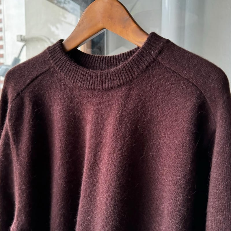 ssstein FINE ALPACA KNIT CREW NECK LS | Less