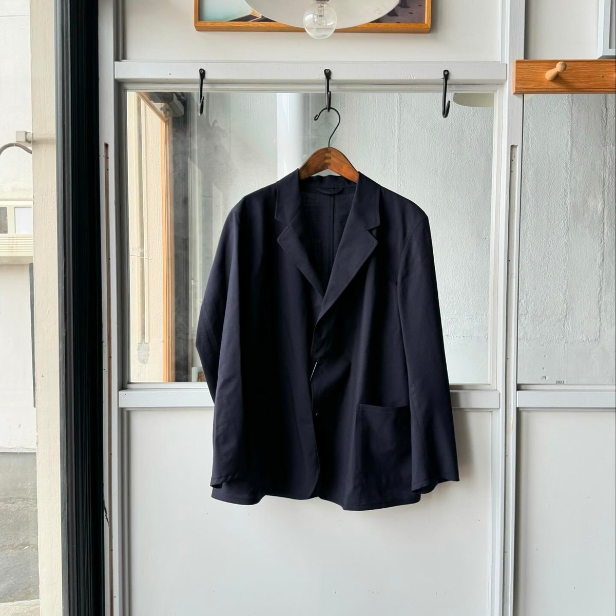 COMOLI 21SS ウールジャケット　ネイビー COMOLI ウール ジャケット, Navy – Navyblue