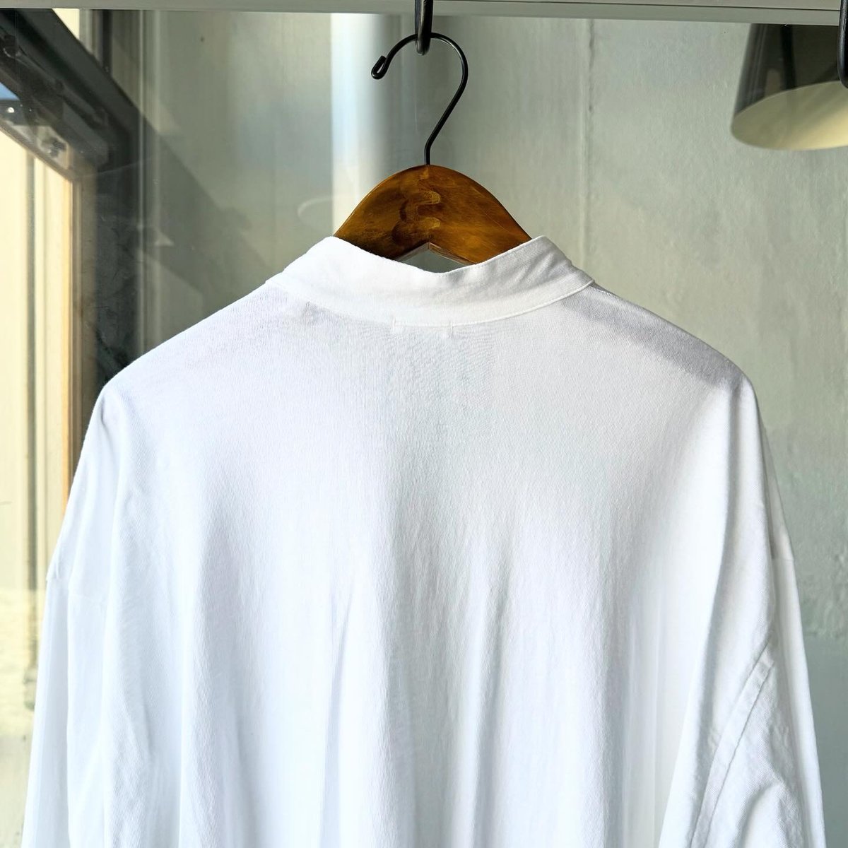 COMOLIKHADIコットンプルオーバーシャツ COMOLI | KHADIコットンプルオーバーシャツ（check）- BARD