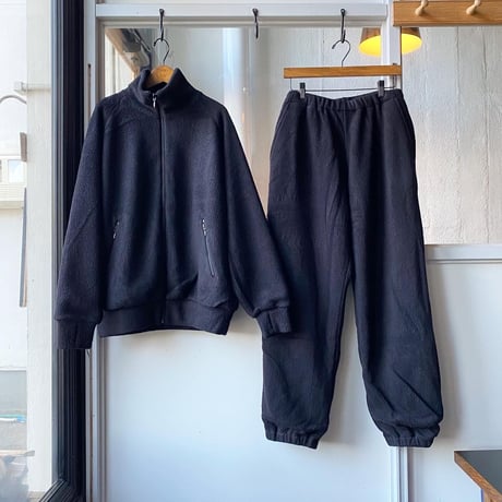 COMOLI　ウールフリース トラックパンツ