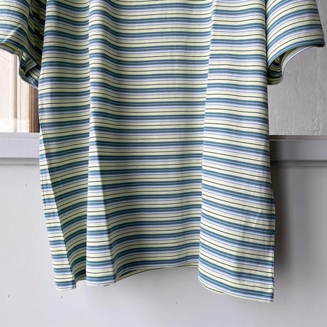AURALEE　HARD TWIST COTTON BORDER  TEE