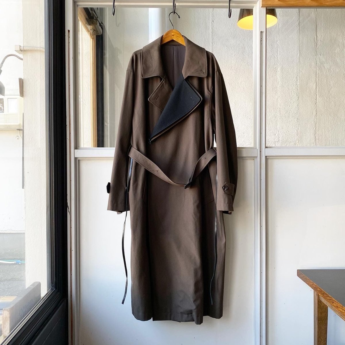 stein DOUBLE LAPELED DOUBLE BREASTED COAT stein DOUBLE LAPELED DOUBLE BREASTED COAT