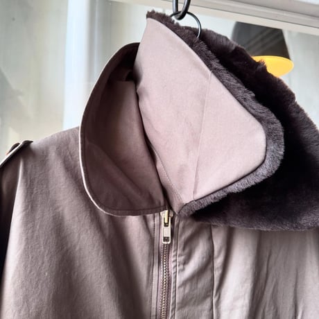 AURALEE　WASHED FINX COTTON GABARDINE FLIGHT BLOUSON