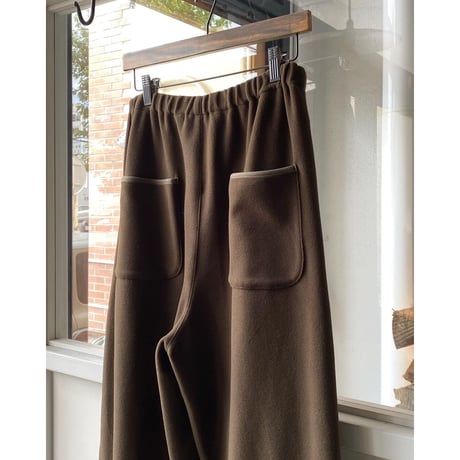 ssstein    FLEECE WIDE EASY TROUSERS  - ST.430