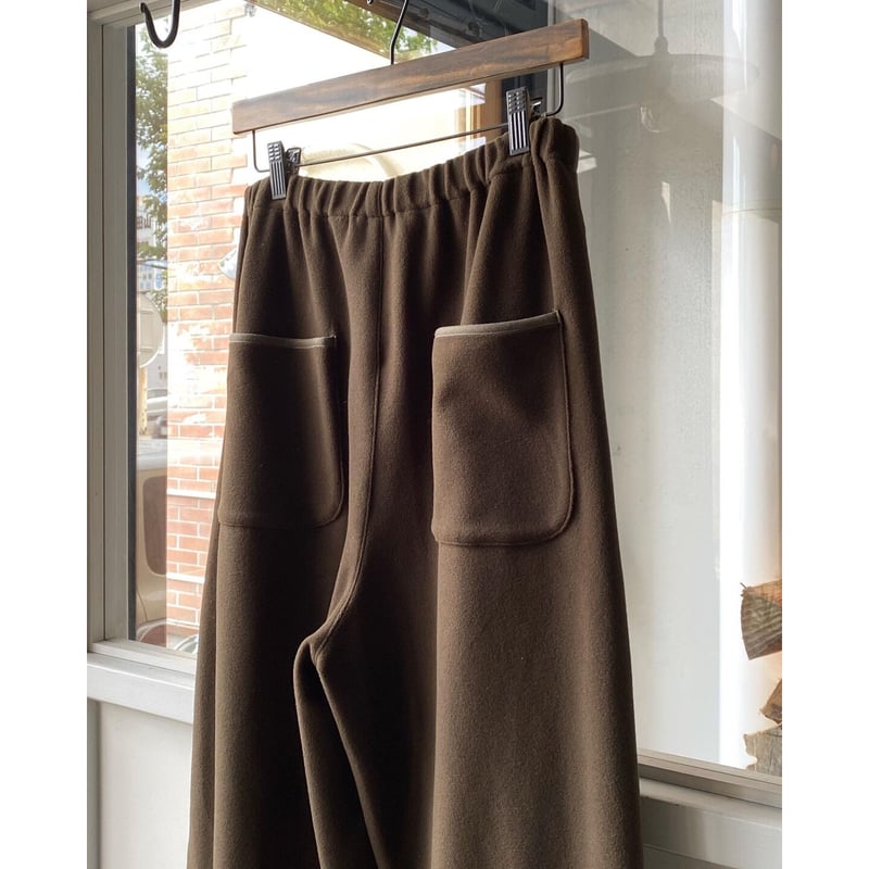 ssstein FLEECE WIDE EASY TROUSERS - ST.430