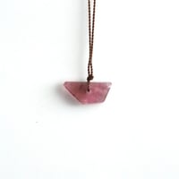 Margaret Solow　Geometric  Necklace    Tourmaline