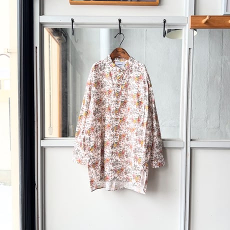 YAECA　[WOMENS] CANVAS DESIGN　スタンドカラーシャツ (MINIATURE WONDERLAND)