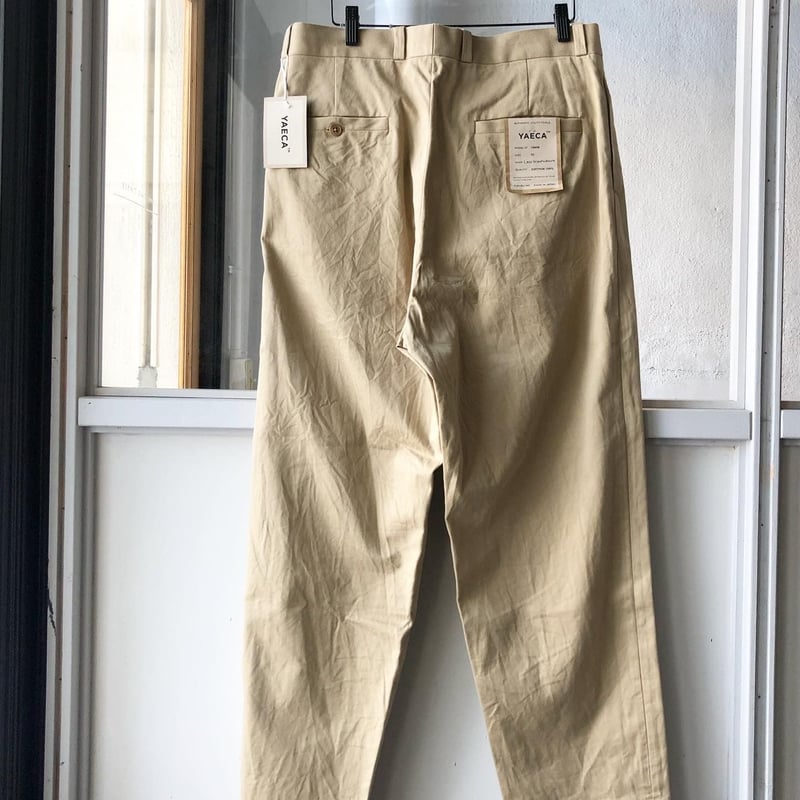 Yaeca チノパンツ クリーズド YAECA チノ クリーズド 30inch ホワイト
