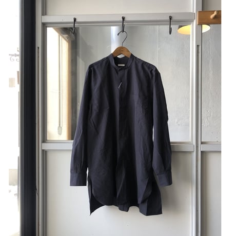 COMOLI　バンドカラーシャツ