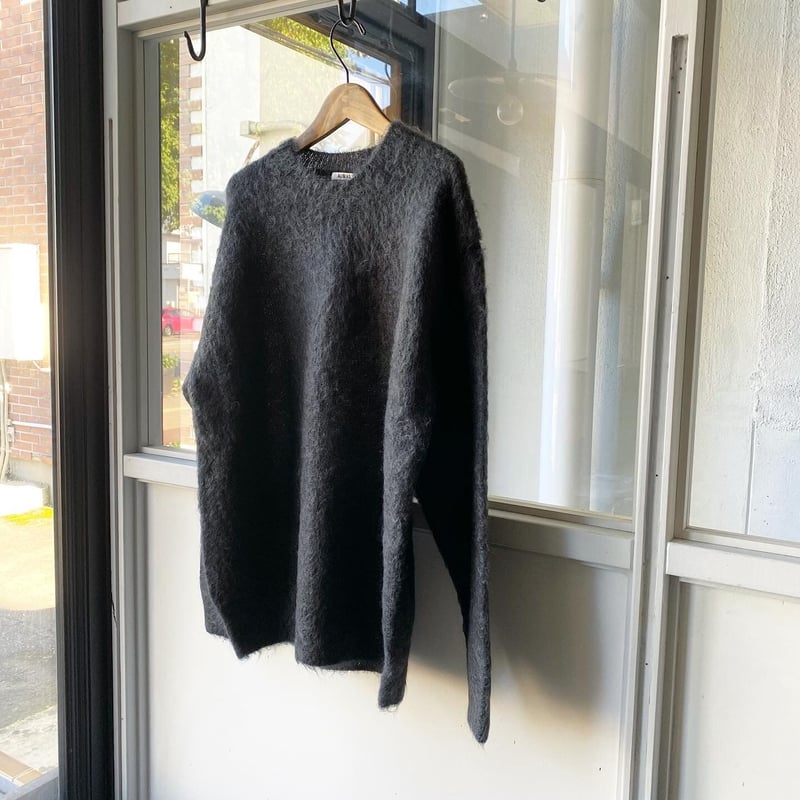 AURALEE BRUSHED SUPER KID MOHAIR KNIT P/O | Les AURALEE BRUSHED SUPER KID MOHAIR KNIT P/O | Les