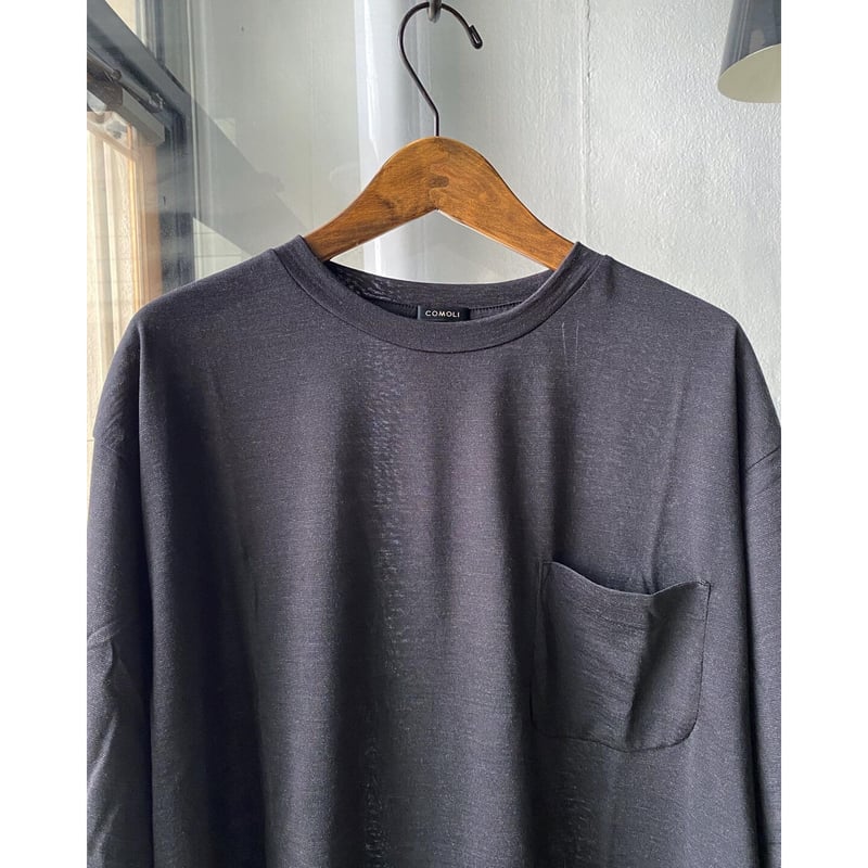 COMOLI ウール天竺 Tシャツ size2 COMOLI サマーウール天竺 Tシャツ | Less Higashikawa