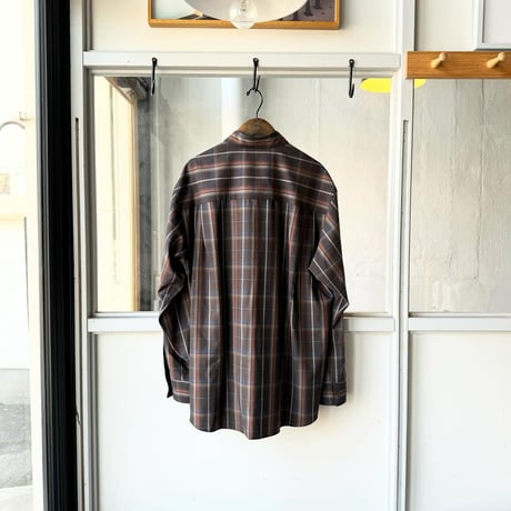 AURALEE　SUPER LIGHT WOOL CHECK SHIRT