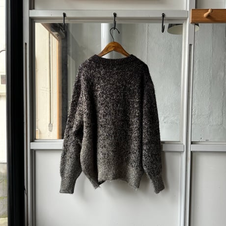 ssstein　  GLITTER FUR KNIT GRADATION CARDIGAN