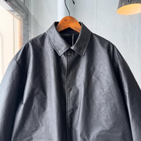 COMOLI　ペーパーレザー コーチジャケット