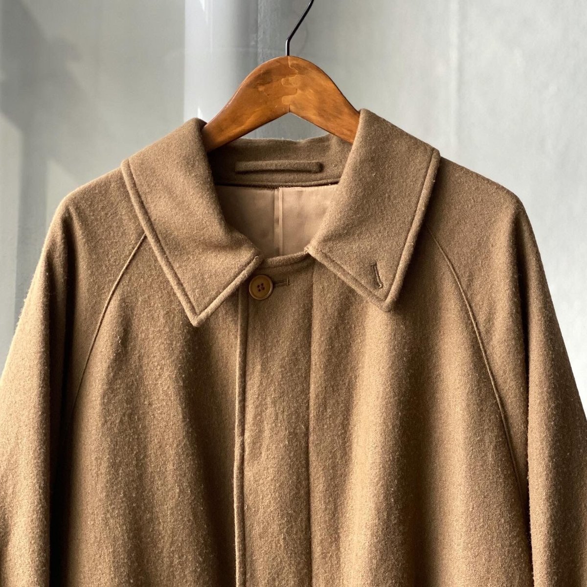 COMOLI コモリ リネンウールバルカラーコート 3 COMOLI (コモリ) リネンウール バルカラーコート