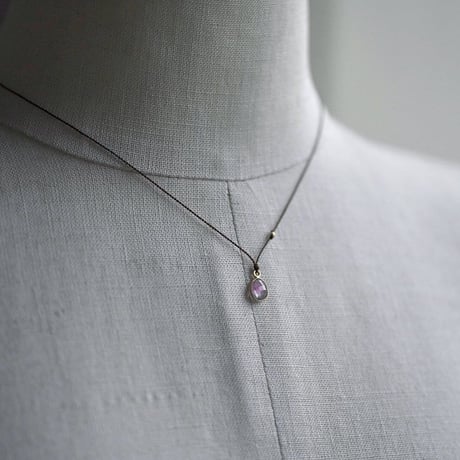 Margaret Solow 　 Enclosed Oval Watermelon Tourmaline  Necklace
