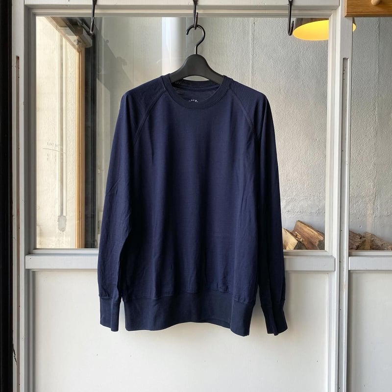 山と道　メリノプルオーバー　サイズL Merino Pullover - SKY newtype shop