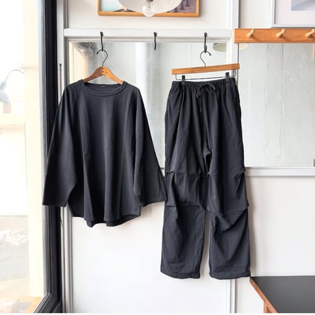 COMOLI　コットンジャージ ベースボールTシャツ