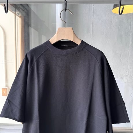 COMOLI　LWコットン裏毛 半袖クルー