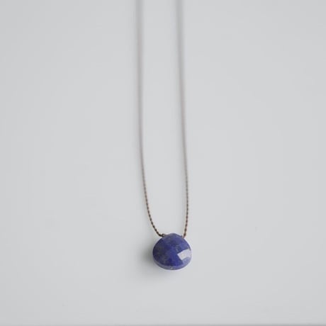 Margaret Solow 　 Faceted  Lapis Necklace