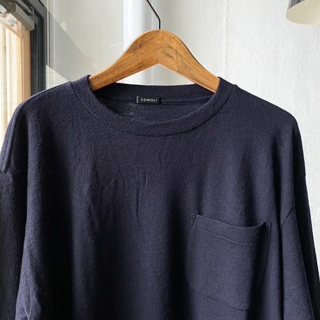 COMOLI   ウール天竺 長袖クルー