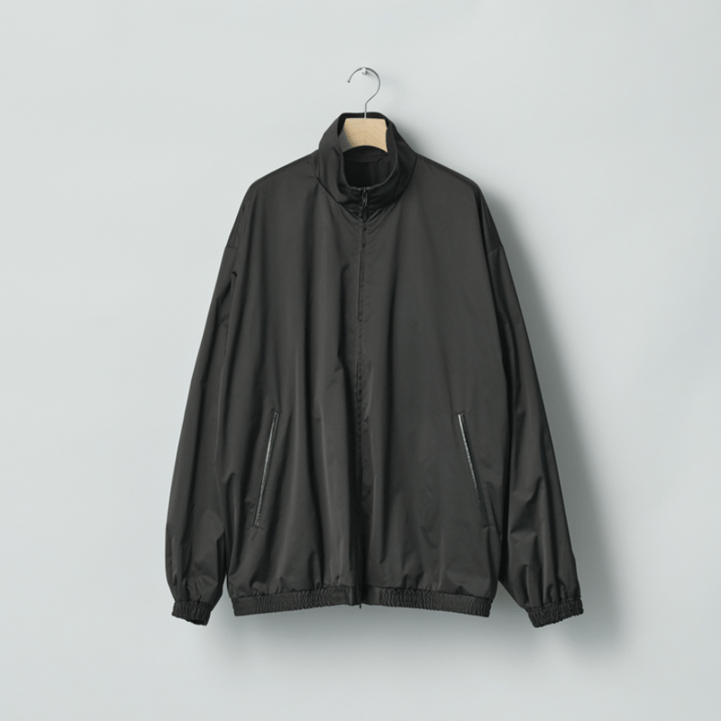 ssstein SILK-BACK STAND COLLAR ZIP JACKET | L