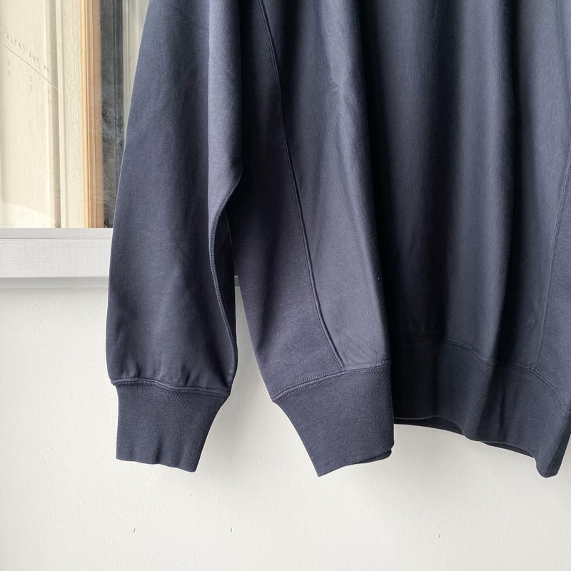 AURALEE ELASTIC HIGH GAUGE SWEAT P/O | Less H AURALEE ELASTIC HIGH GAUGE SWEAT P/O | Less H