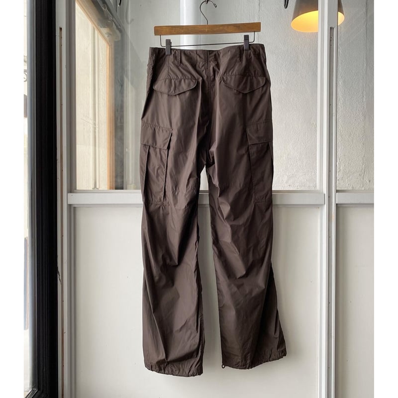 メンズAURALEE LIGHT NYLON FATIGUE PANTS size3