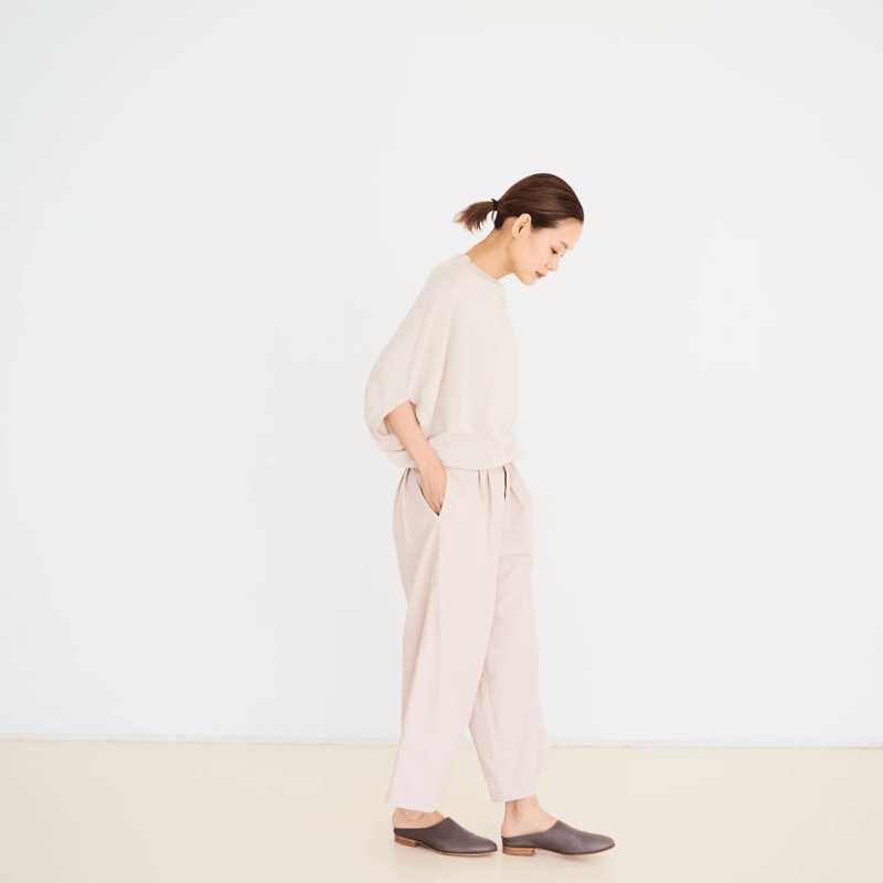 fruits of life ホールガーメントプルオーバー / 白茶色(ベージュ