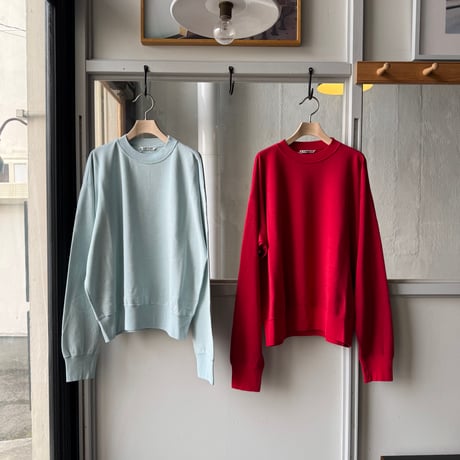 AURALEE　HIGH TWIST LIGHT SWEAT P/O