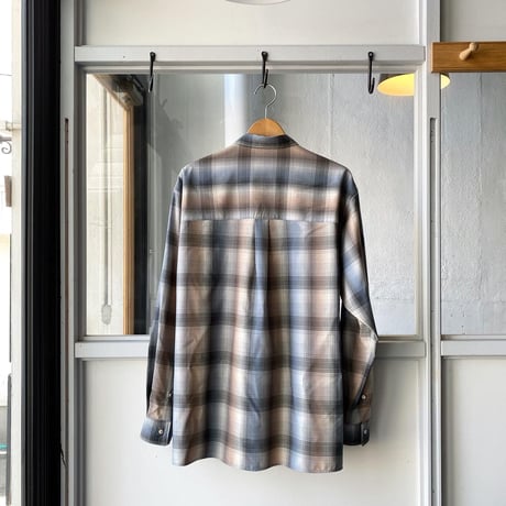 AURALEE SUPER LIGHT WOOL CHECK SHIRTS (Mens) A20AS01LC