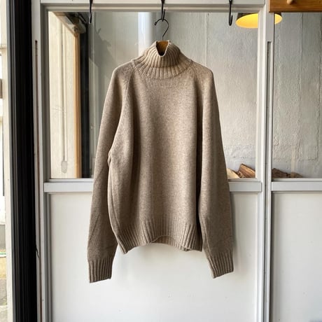 stein      EX FINE LAMBS LOOSE HIGH NECK KNIT LS  - ST.450