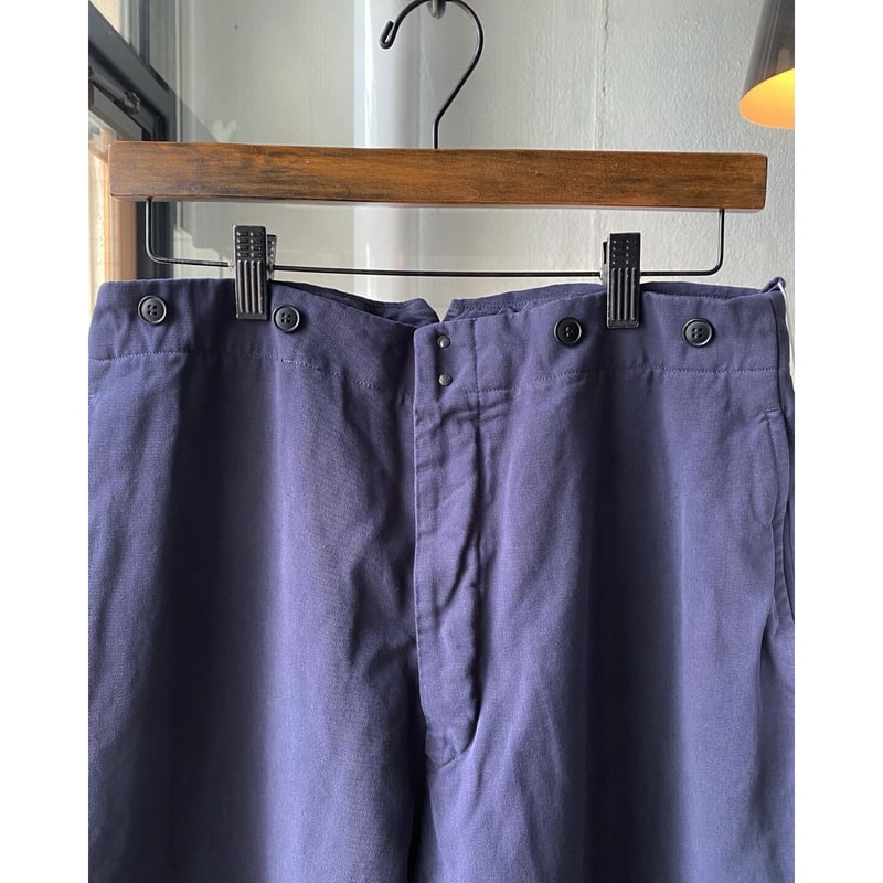 COMOLI 製品染 バックストラップパンツ | Less Higashikawa COMOLI 製品染 バックストラップパンツ | Less Higashikawa