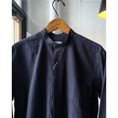 COMOLI　バンドカラーシャツ