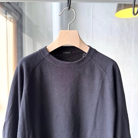 COMOLI　LWコットン裏毛 クルーネック