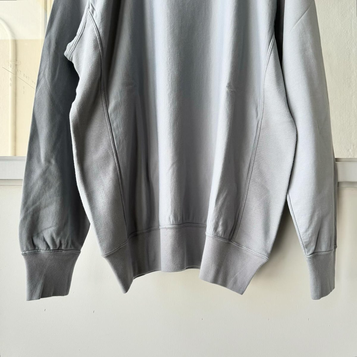 AURALEE ELASTIC HIGH GAUGE SWEAT P/O | Less Hi