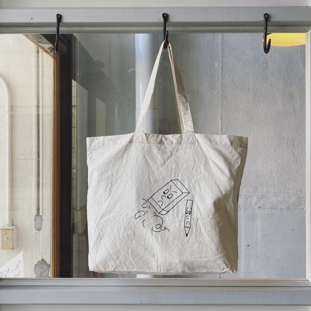 YAECA トートバッグ YAECA (ヤエカ) PRINTBAG WATCH / プリントバッグウォッチ