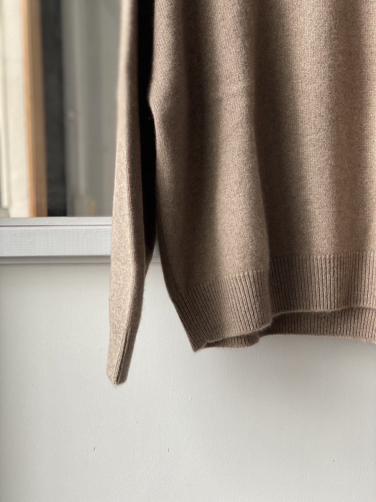 AURALEE BABY CASHMERE KNIT TURTLE NECK P/O A20 AURALEE BABY CASHMERE KNIT TURTLE NECK P/O A20
