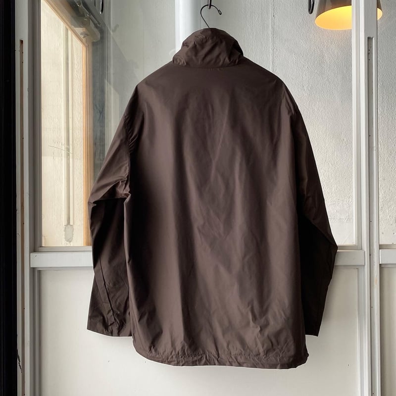 AURALEE HIGH COUNT LIGHT NYLON HALF ZIP P/O A AURALEE HIGH COUNT LIGHT NYLON HALF ZIP P/O A